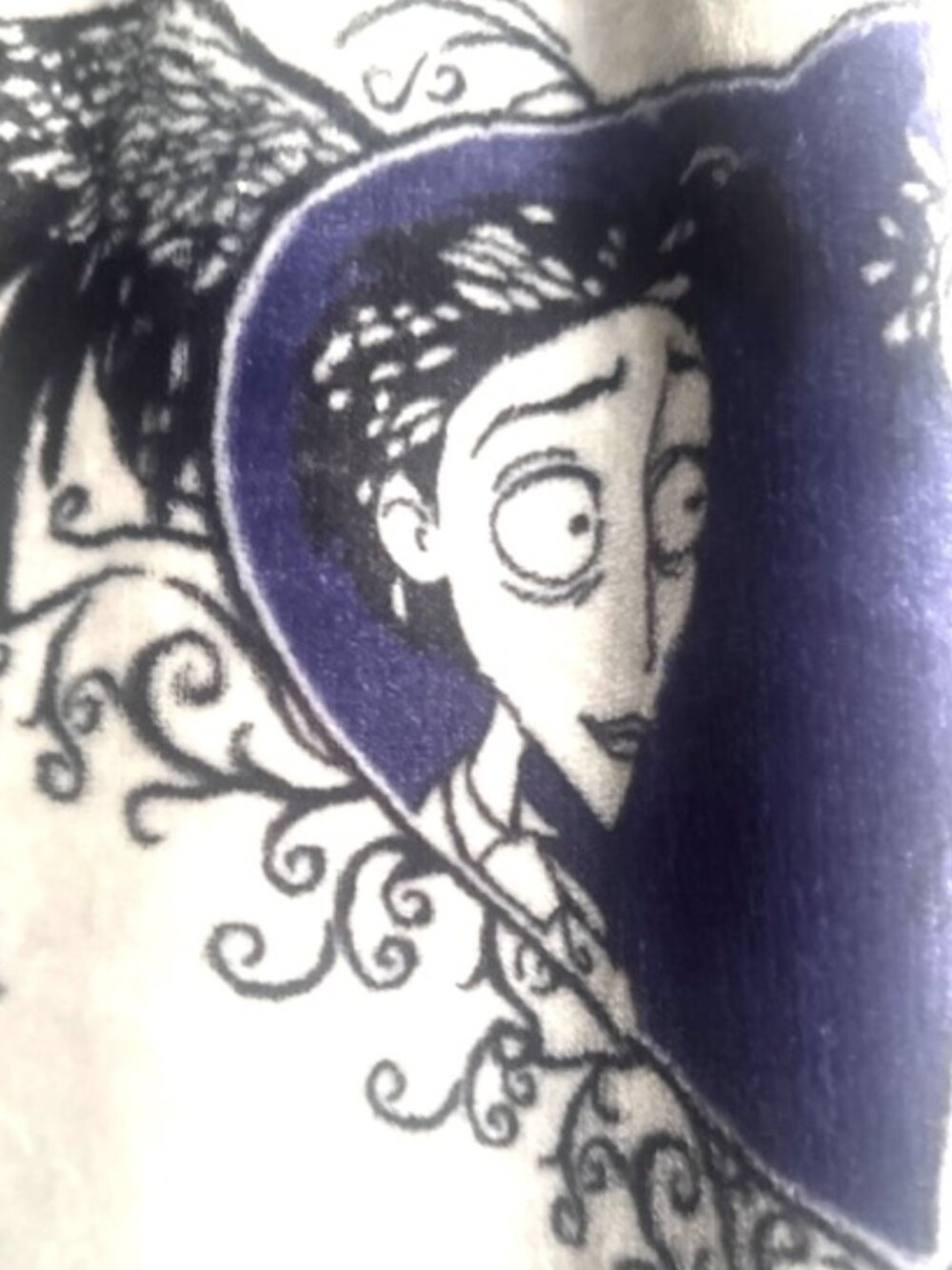 Tim Burton's Corpse Bride Soft Plush Throw Blanket - Picture 4 of 5